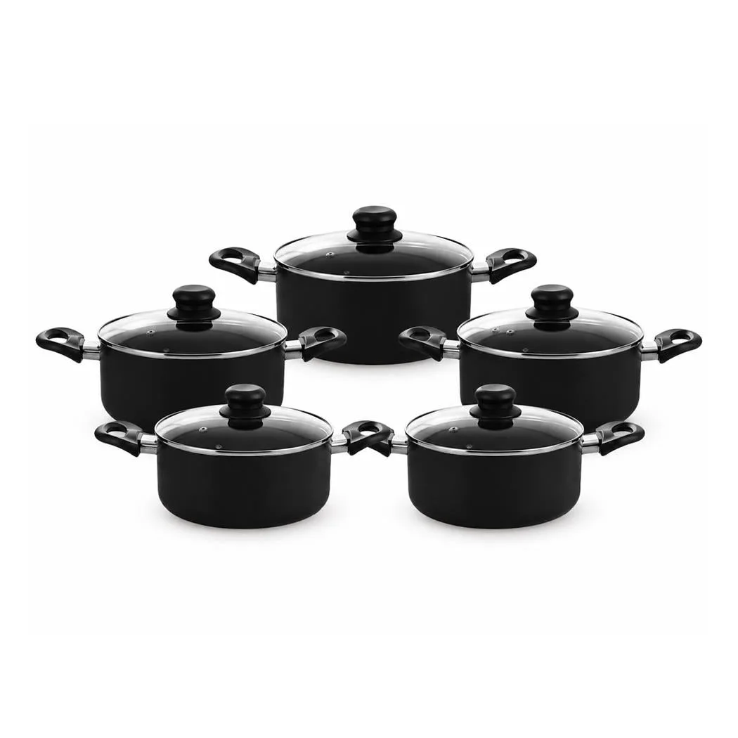 5-Piece Non-Stick Pressed Aluminum Casserole Cookware Set: the shop's own photo