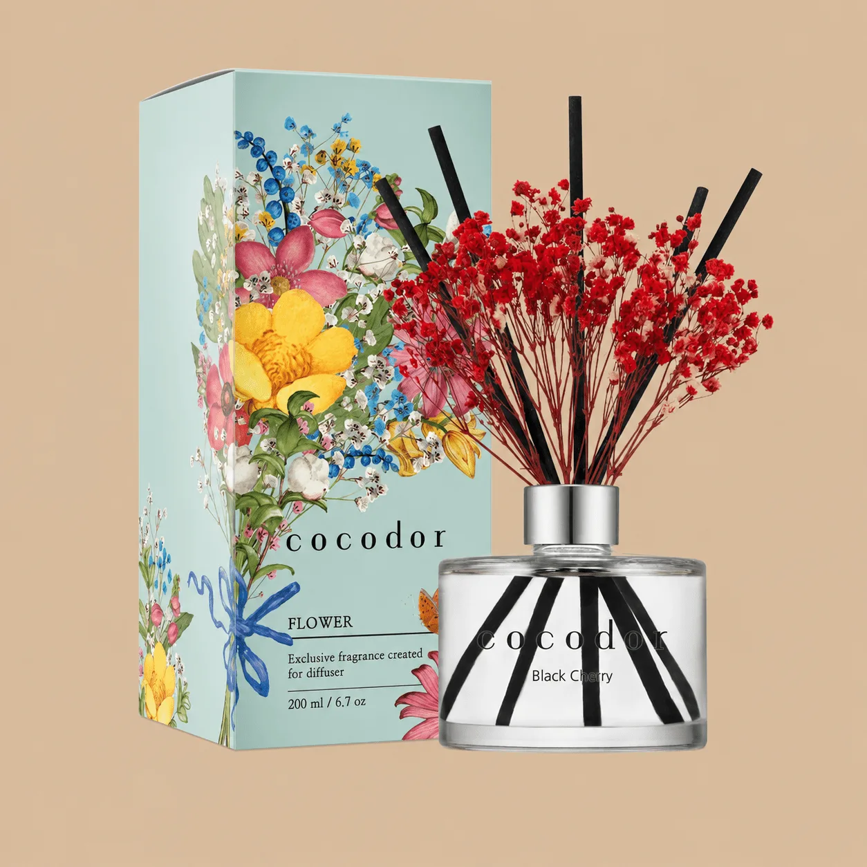 COCODOR Black Cherry Reed Diffuser: the shop's own photo