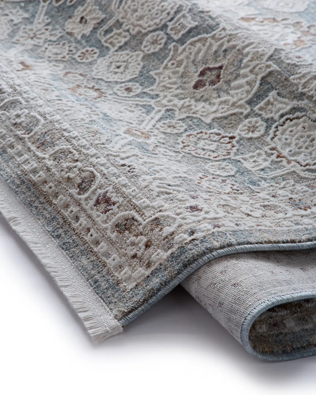 Opulent Seraphina Botanical Motif Rug - Opulent Celeste - Sea Green / 120X170: the shop's own photo