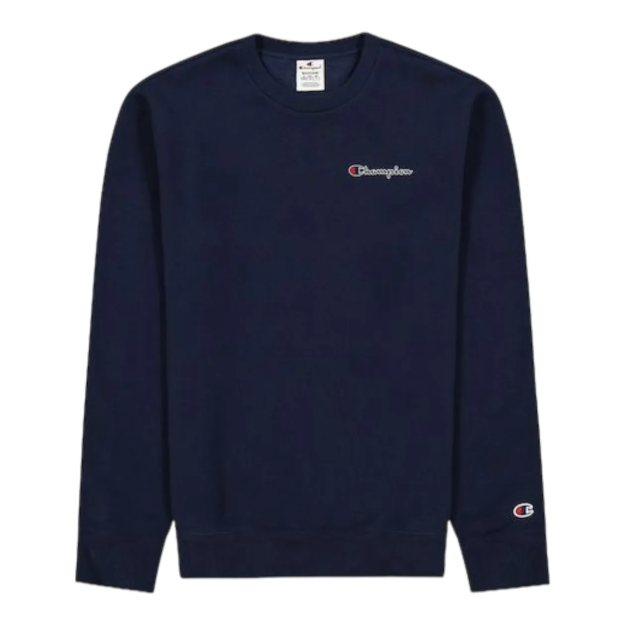 Champion Sweatshirt Small Script Logo Embroidery - Navy | Size: S: the shop's own photo