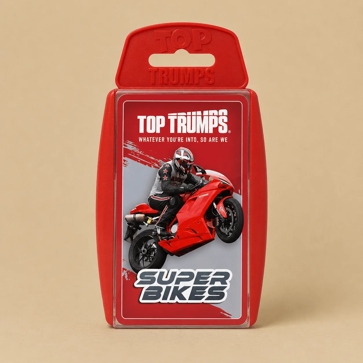 Super Bikes Top Trumps: the shop's own photo