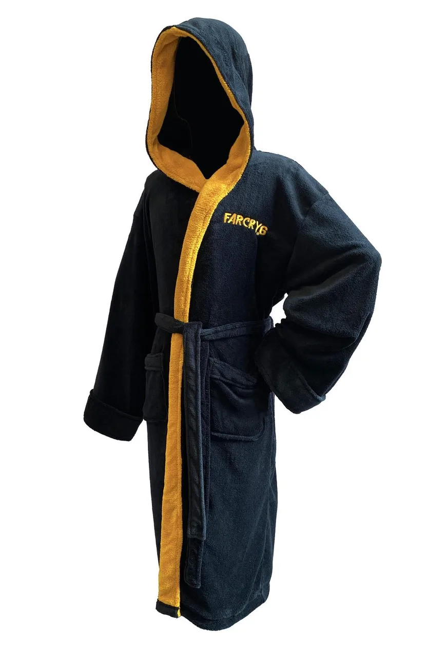 FarCry 6 Logo Hooded Bathrobe - Gold/Black: the shop's own photo