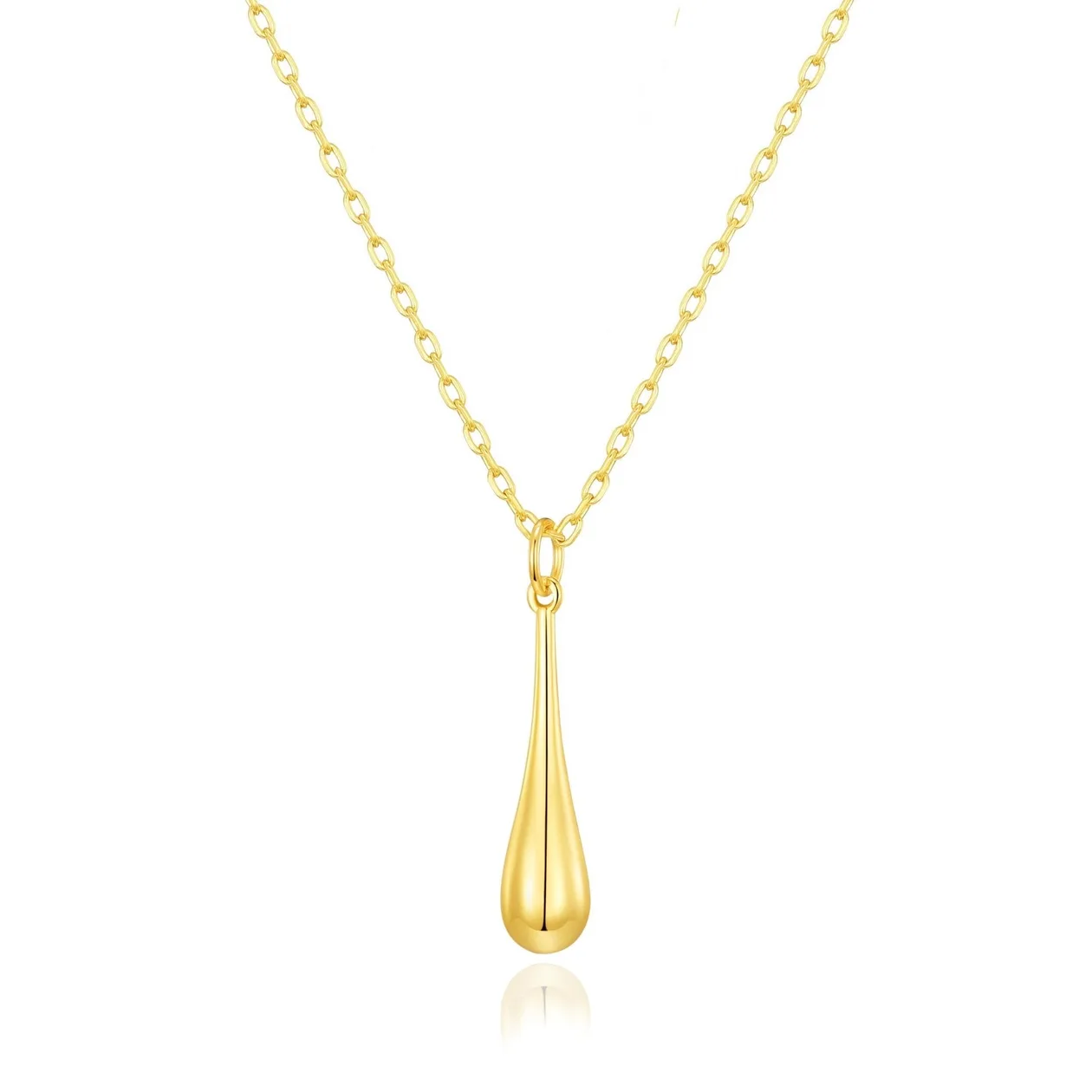 18k Gold Plated Teardrop Necklace: the shop's own photo