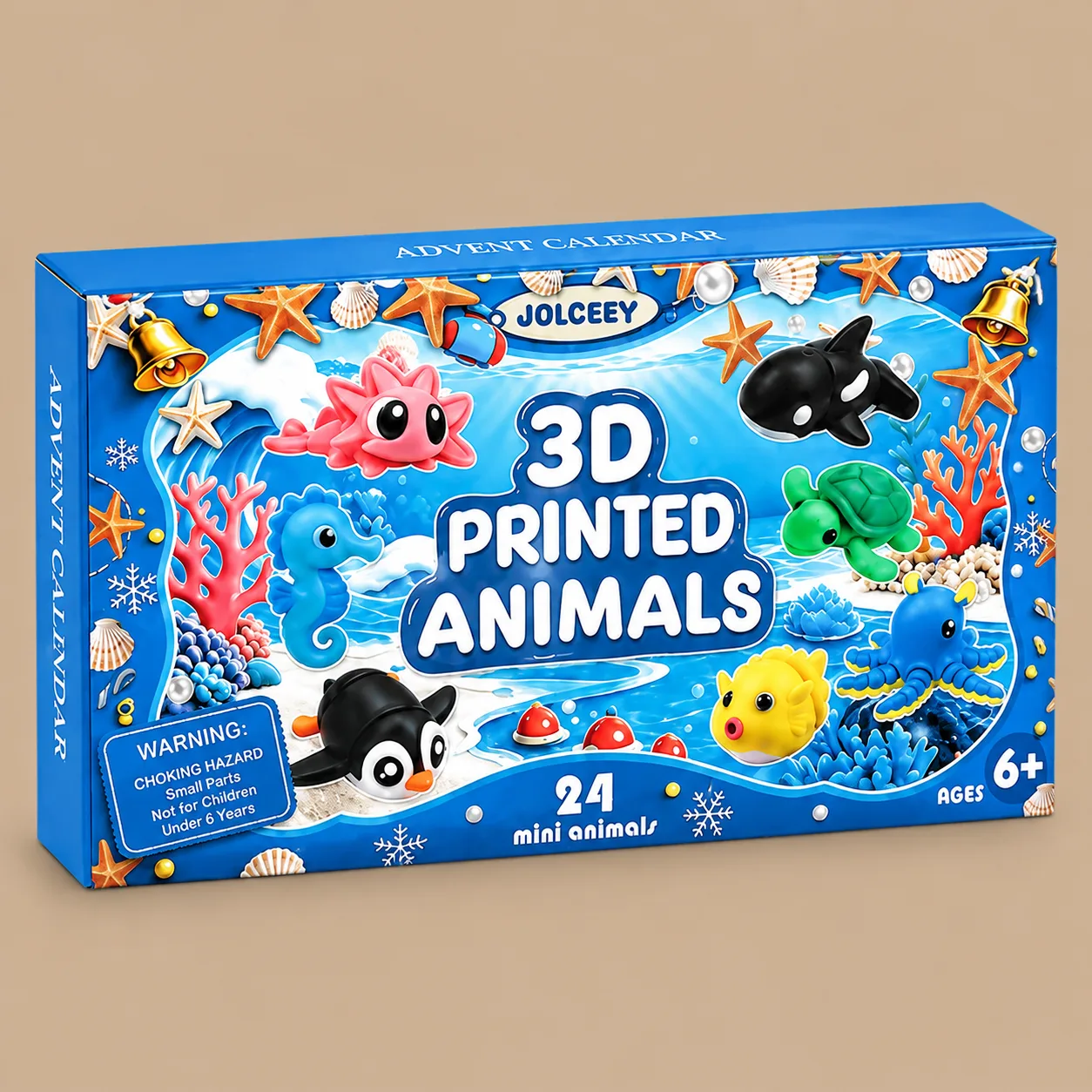 3D Printed Ocean Animals Advent Calendar: the shop's own photo