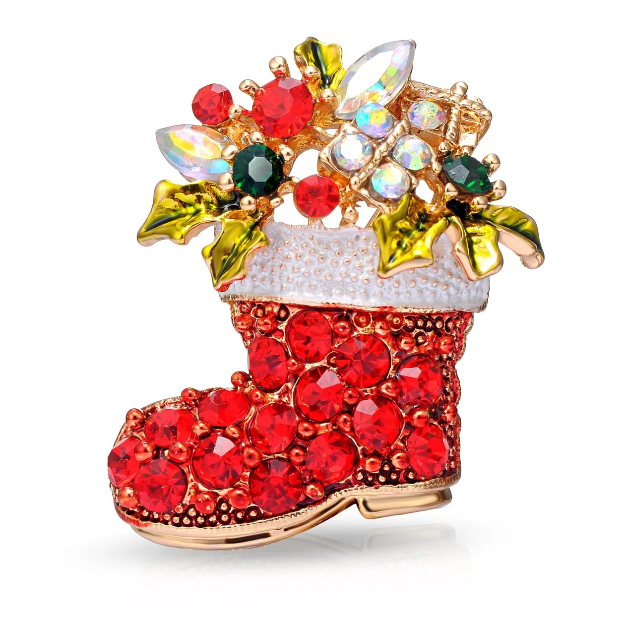 Christmas Stocking Brooch: the shop's own photo