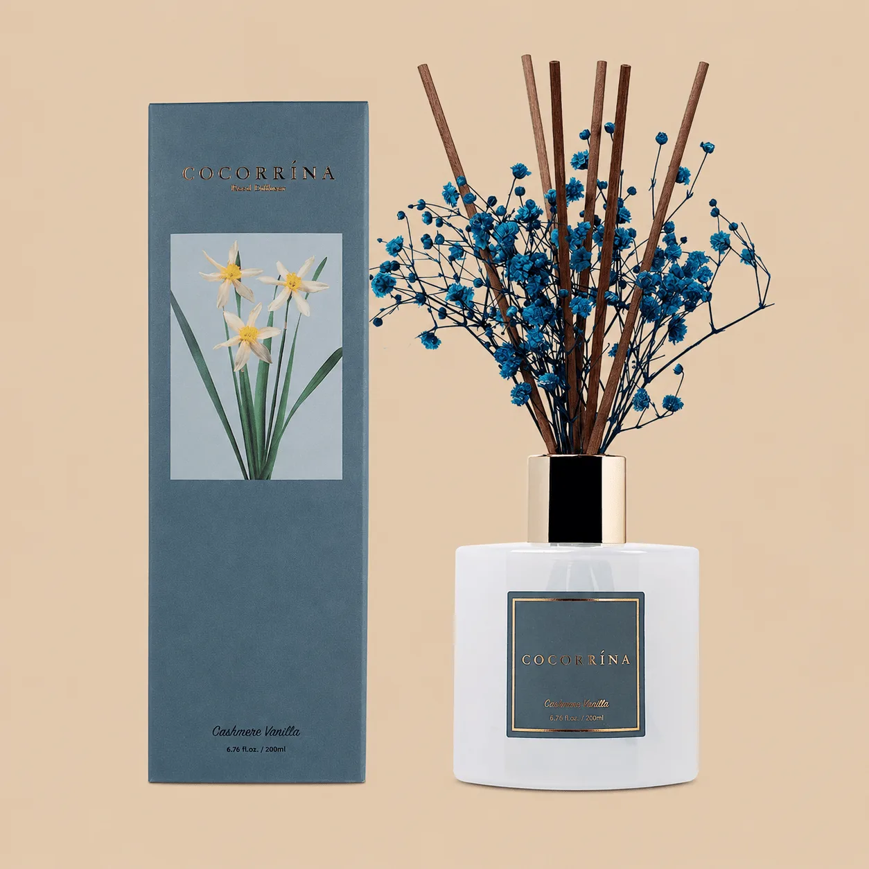 COCORRÍNA Cashmere Vanilla Reed Diffuser: the shop's own photo