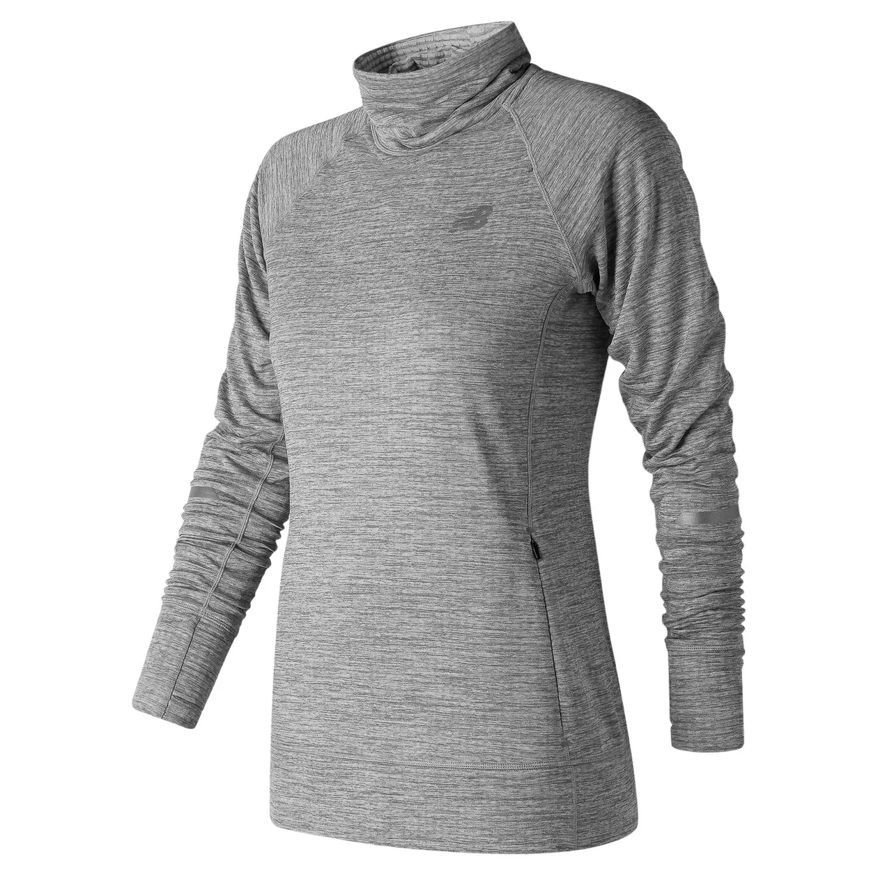 New Balance Womens Heat Pullover Sweat Top - Grey | Size: S: the shop's own photo