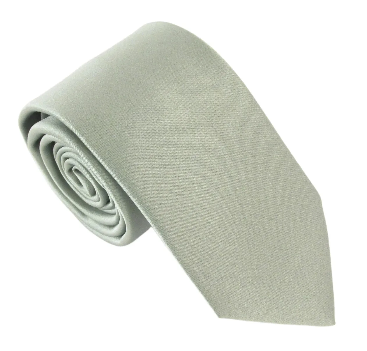 Olive Green Satin Wedding Tie: the shop's own photo