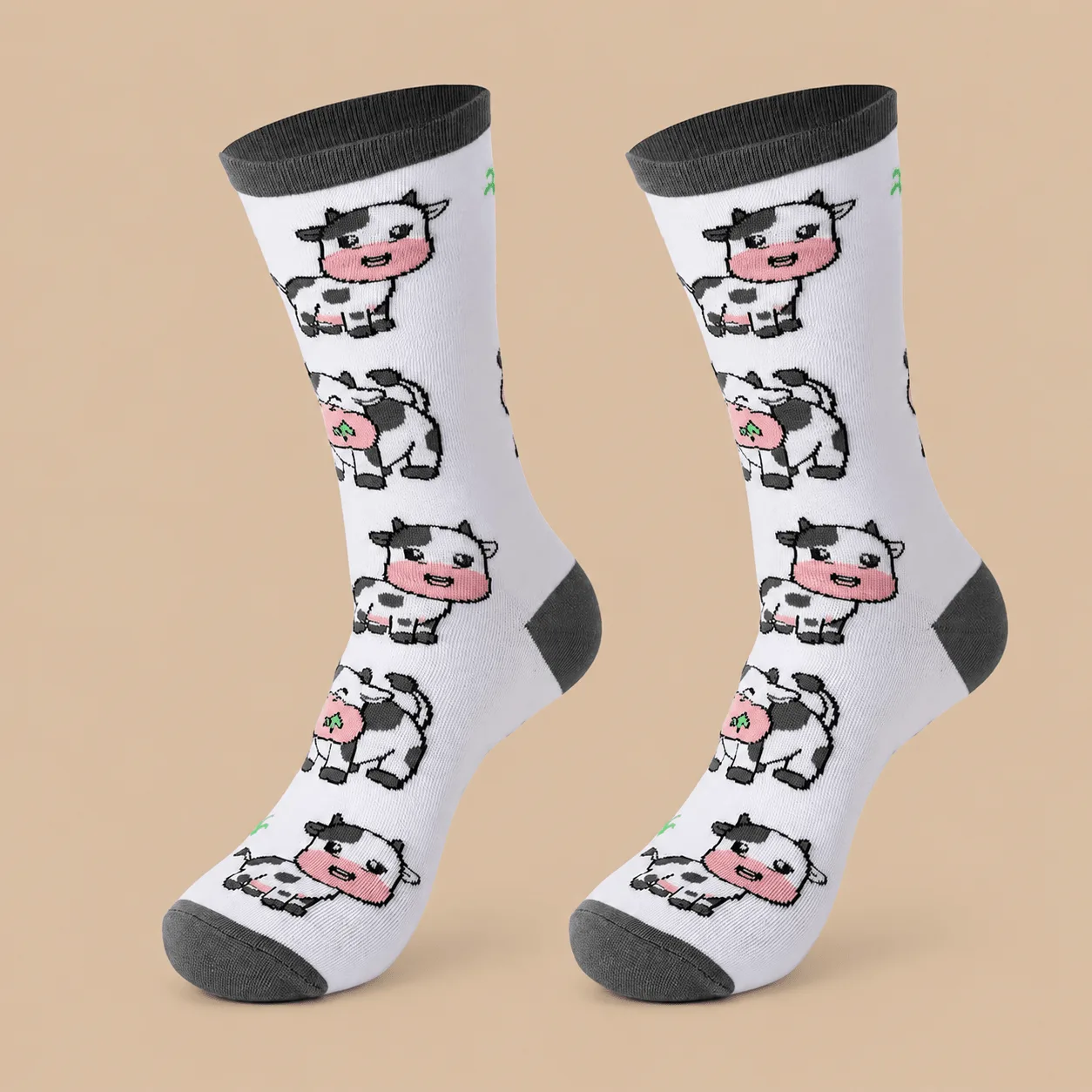 Cow Print Socks: the shop's own photo