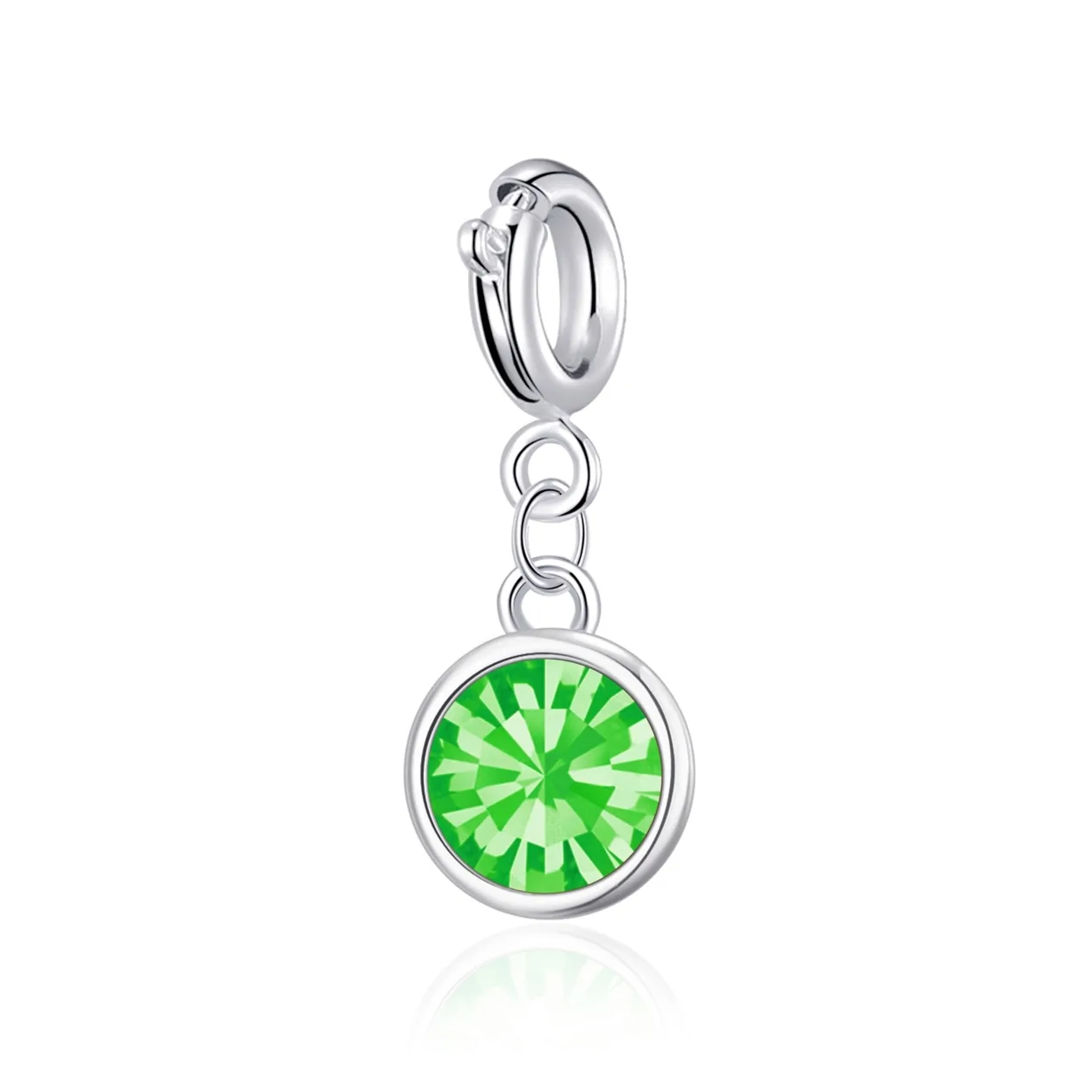 Clip on Birthstone Charms Created with Zircondia® Crystals: the shop's own photo