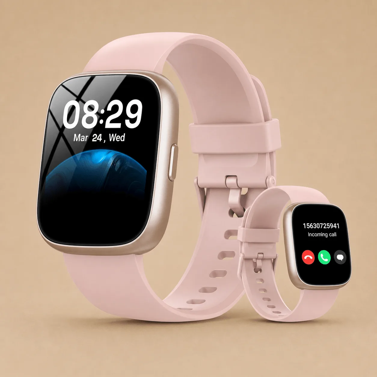Cillso Alexa Smart Watch - Pink: the shop's own photo