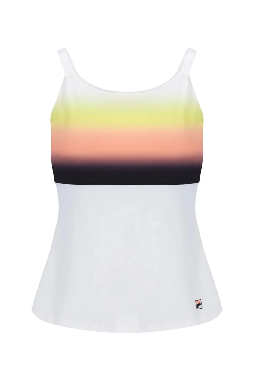White Backspin Tennis Cami Tank Top - UK 8: the shop's own photo