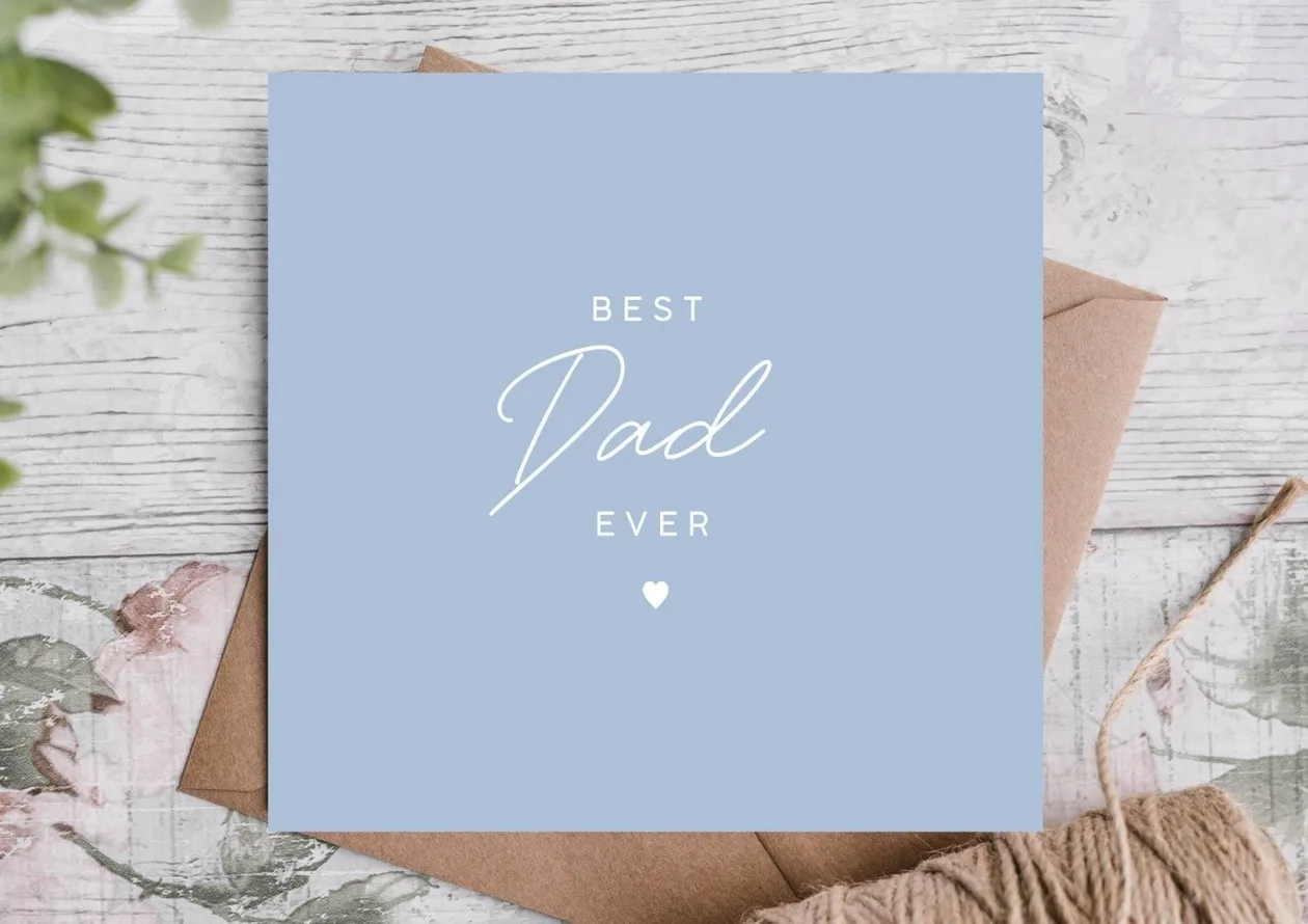 Dad Birthday Card: the shop's own photo