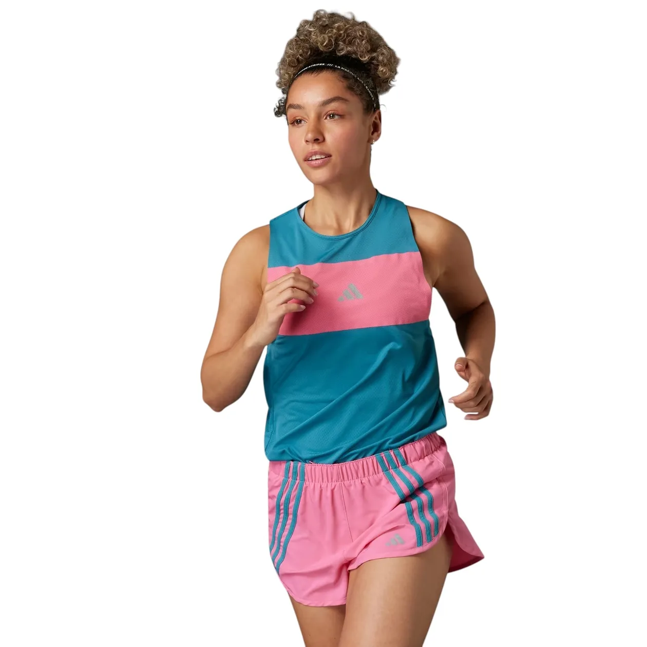adidas Womens Break the Norm Running Shorts - Pink | Size: S: the shop's own photo
