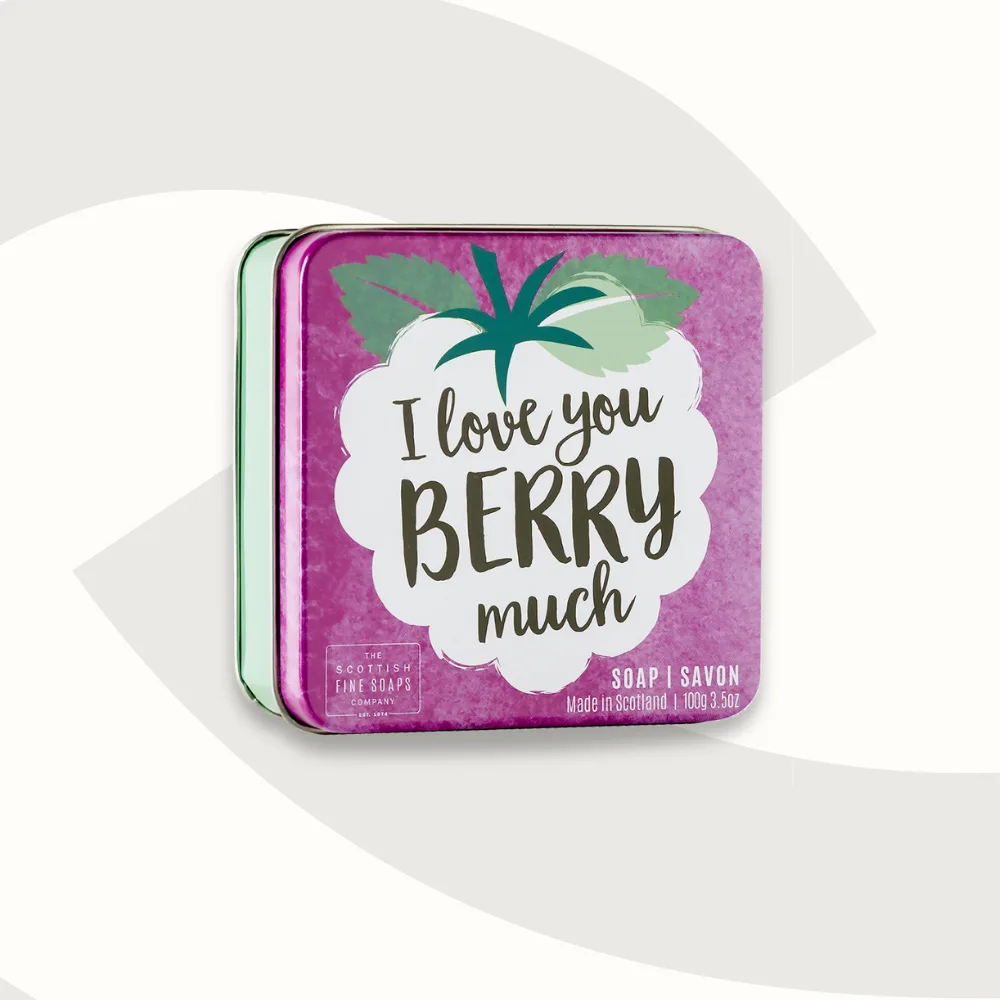 Berry Soap in a Tin - 100g: the shop's own photo