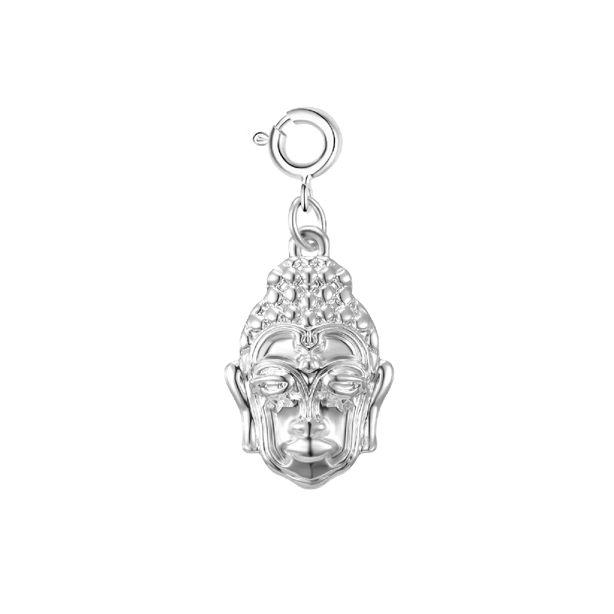 Clip On Charms Created with Zircondia® Crystals - Buddha: the shop's own photo