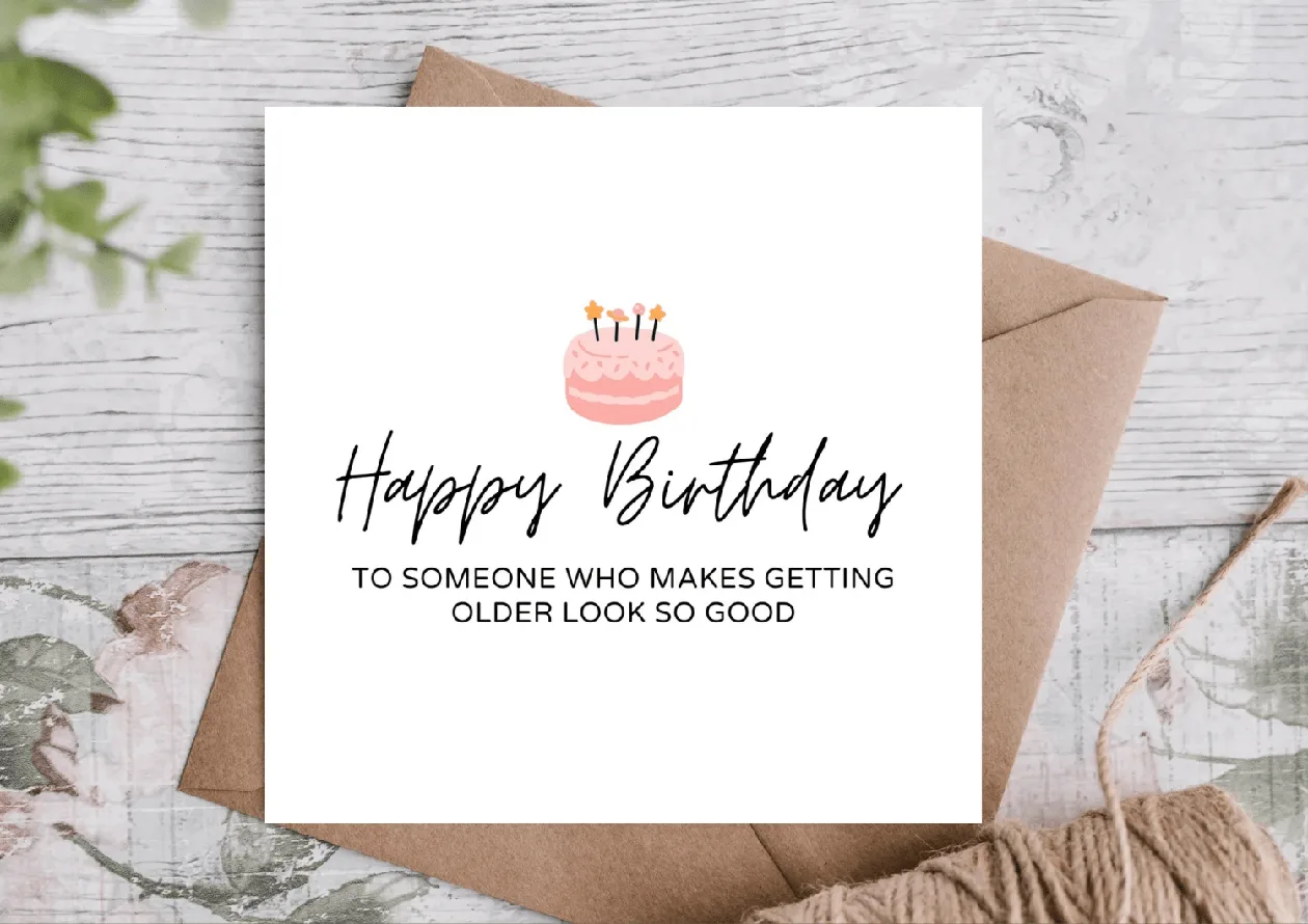 Happy Birthday Card: the shop's own photo