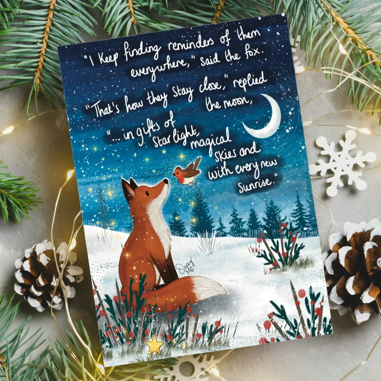 'Reminders' | Christmas Card: the shop's own photo
