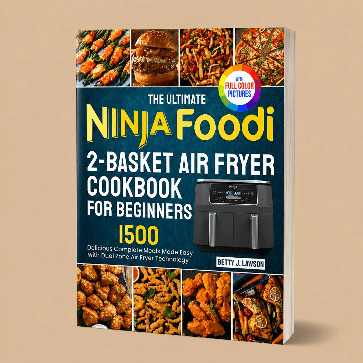 Ninja Foodi 2-Basket Air Fryer Cookbook: the shop's own photo