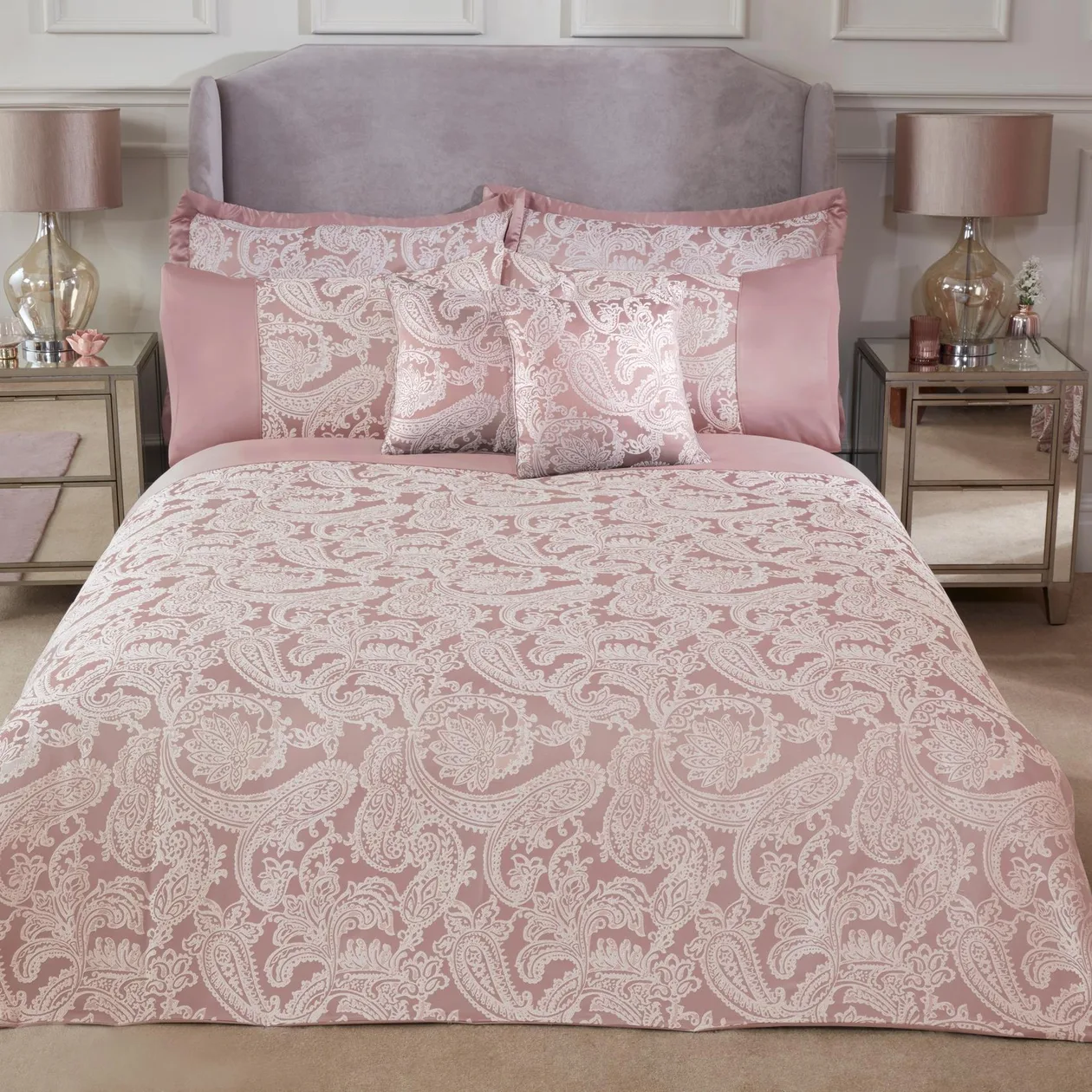 Duchess Duvet Set - Blush / Double: the shop's own photo
