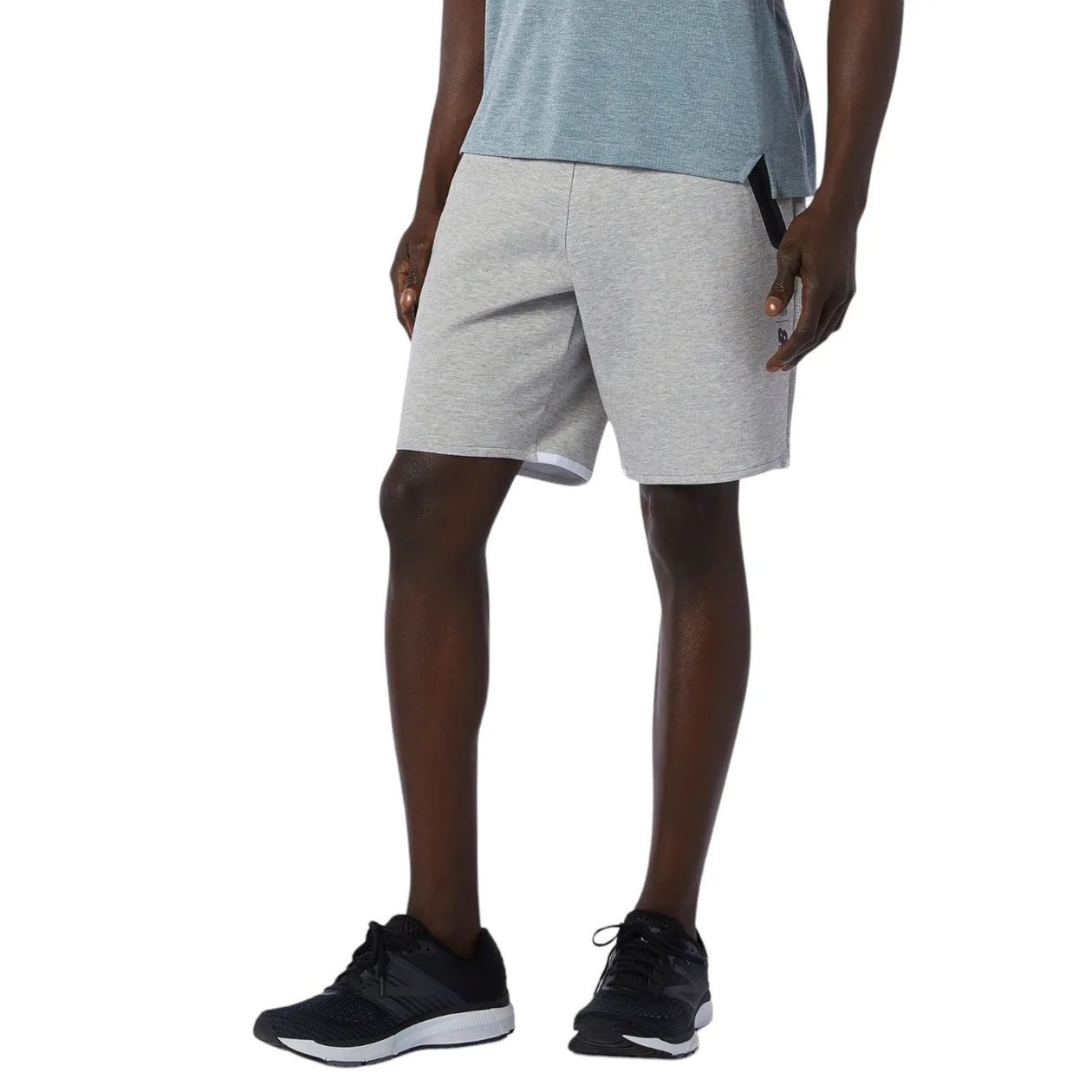 New Balance Men's Fortitech Fleece Shorts - Grey | Size: S: the shop's own photo