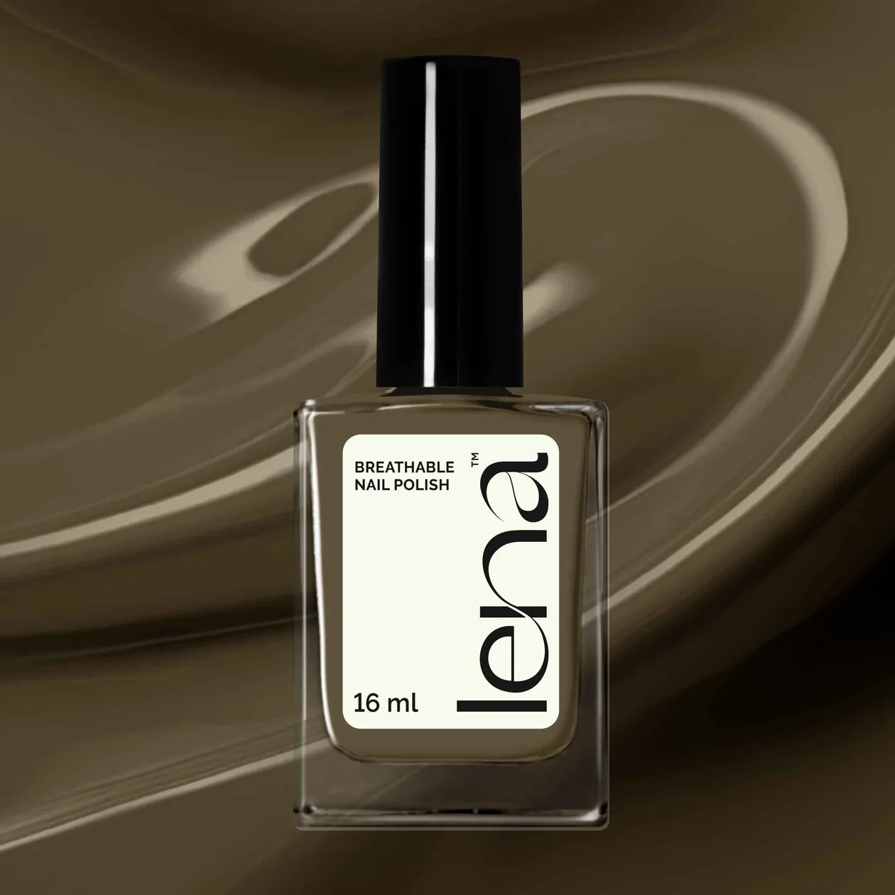 LENA Breathable Nail Polish - Cargo Green Queen - LE281: the shop's own photo