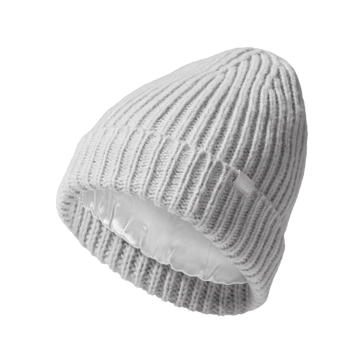 Satin Lined Beanie - Grey: the shop's own photo