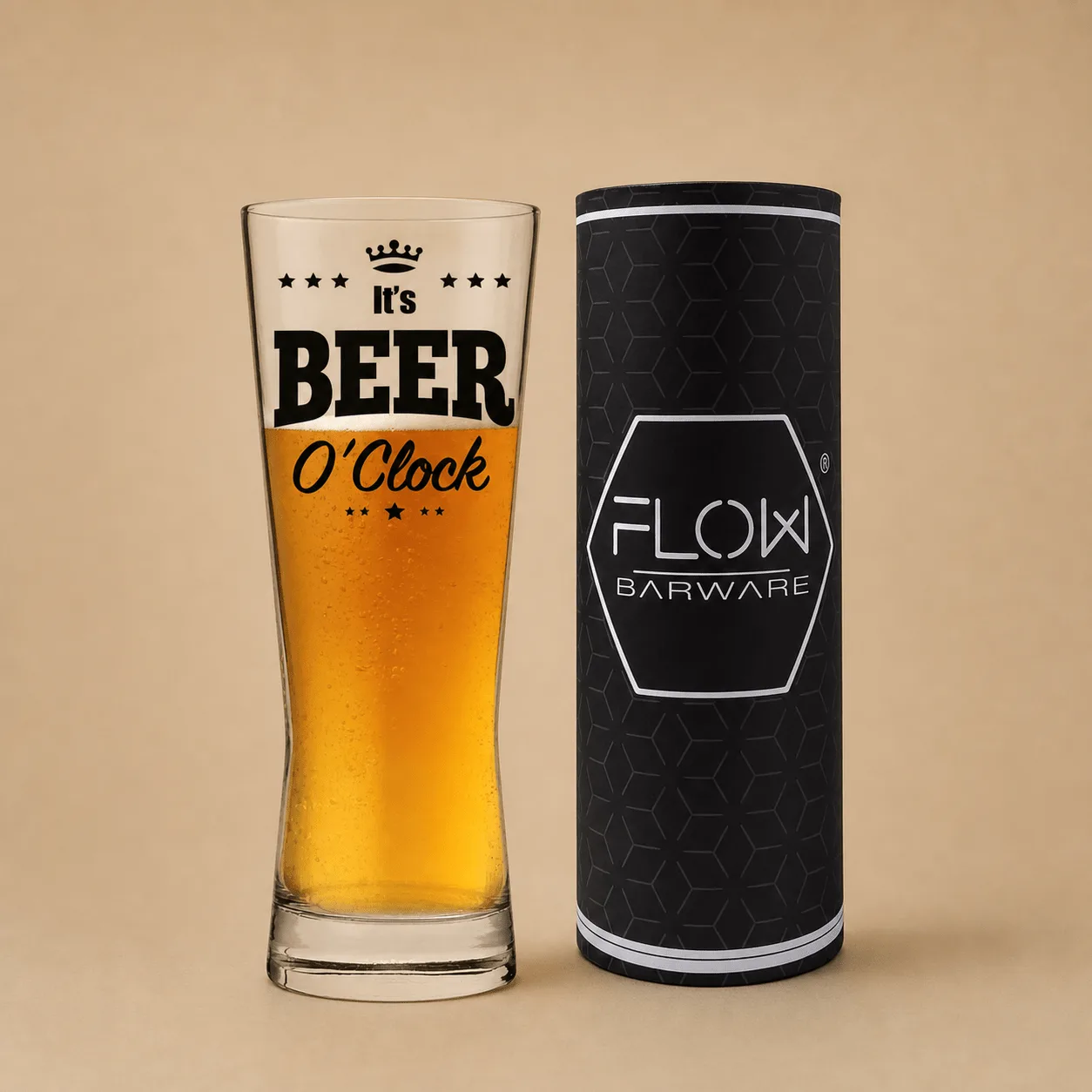 Flow Barware Beer Glass Gift Set: the shop's own photo
