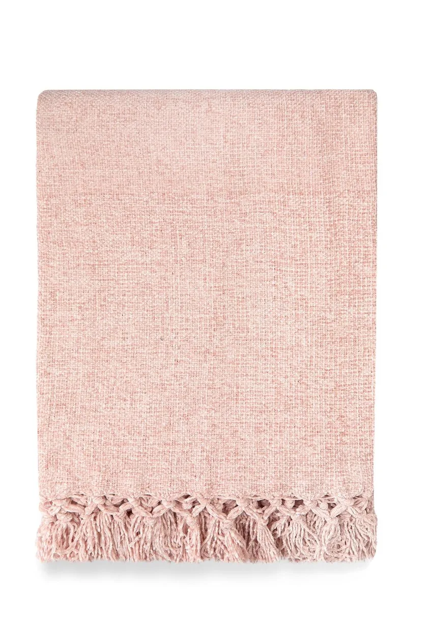 Darcy Tassel Blush Pink Throw - 50x60": the shop's own photo