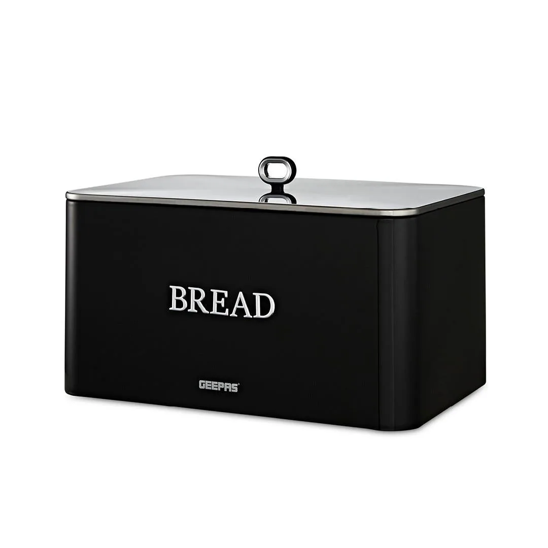 13L Steel Kitchen Bread Bin Canister Countertop Storage Retrovive: the shop's own photo