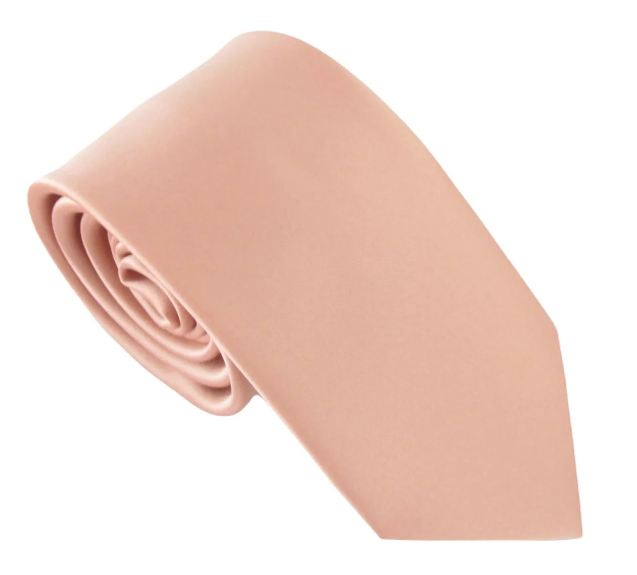Deep Rose Satin Wedding Tie: the shop's own photo