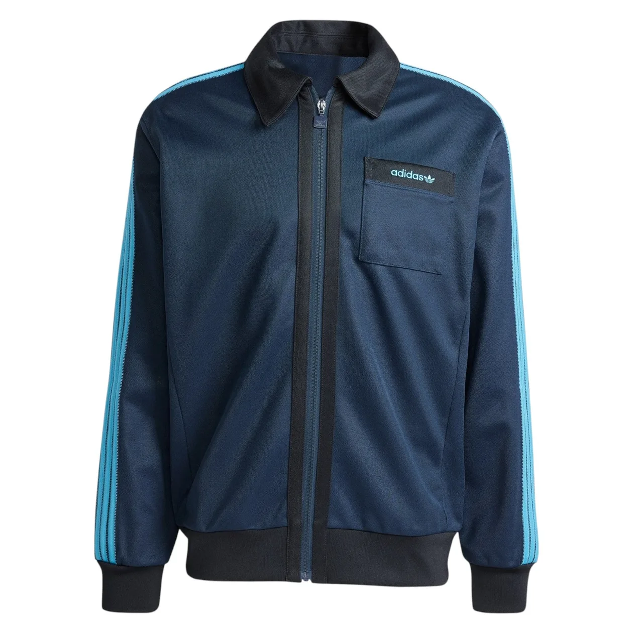 adidas Originals 3-Stripes Track Top - Aurora Ink | Size: XS: the shop's own photo