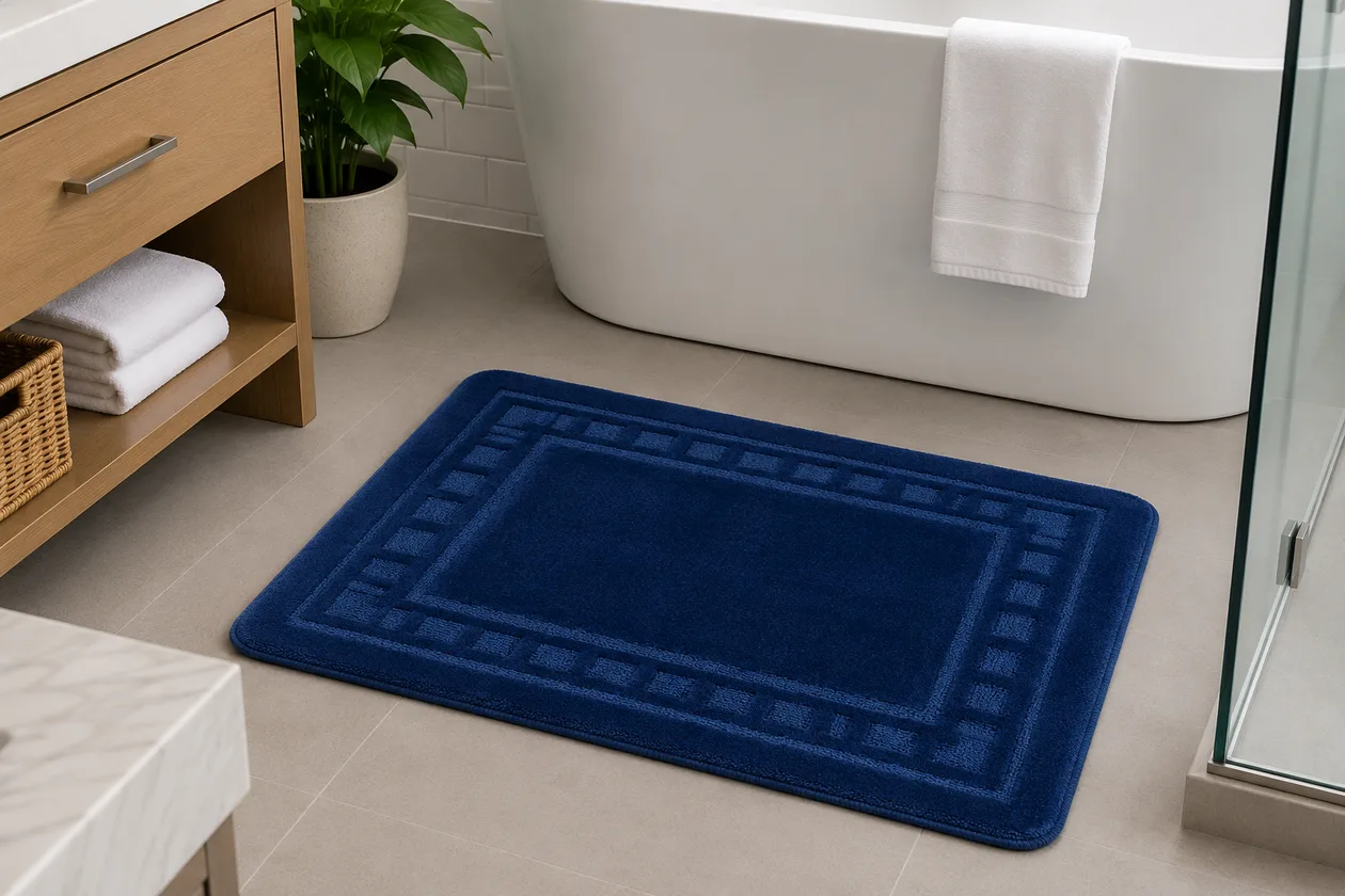 Armoni Catherine Lansfield 2 Piece Bath Sets - Navy: the shop's own photo
