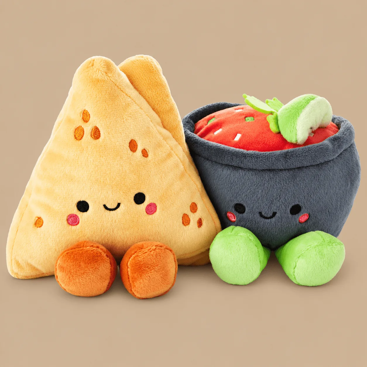 Hallmark Better Together Nacho and Salsa Plush Pair: the shop's own photo