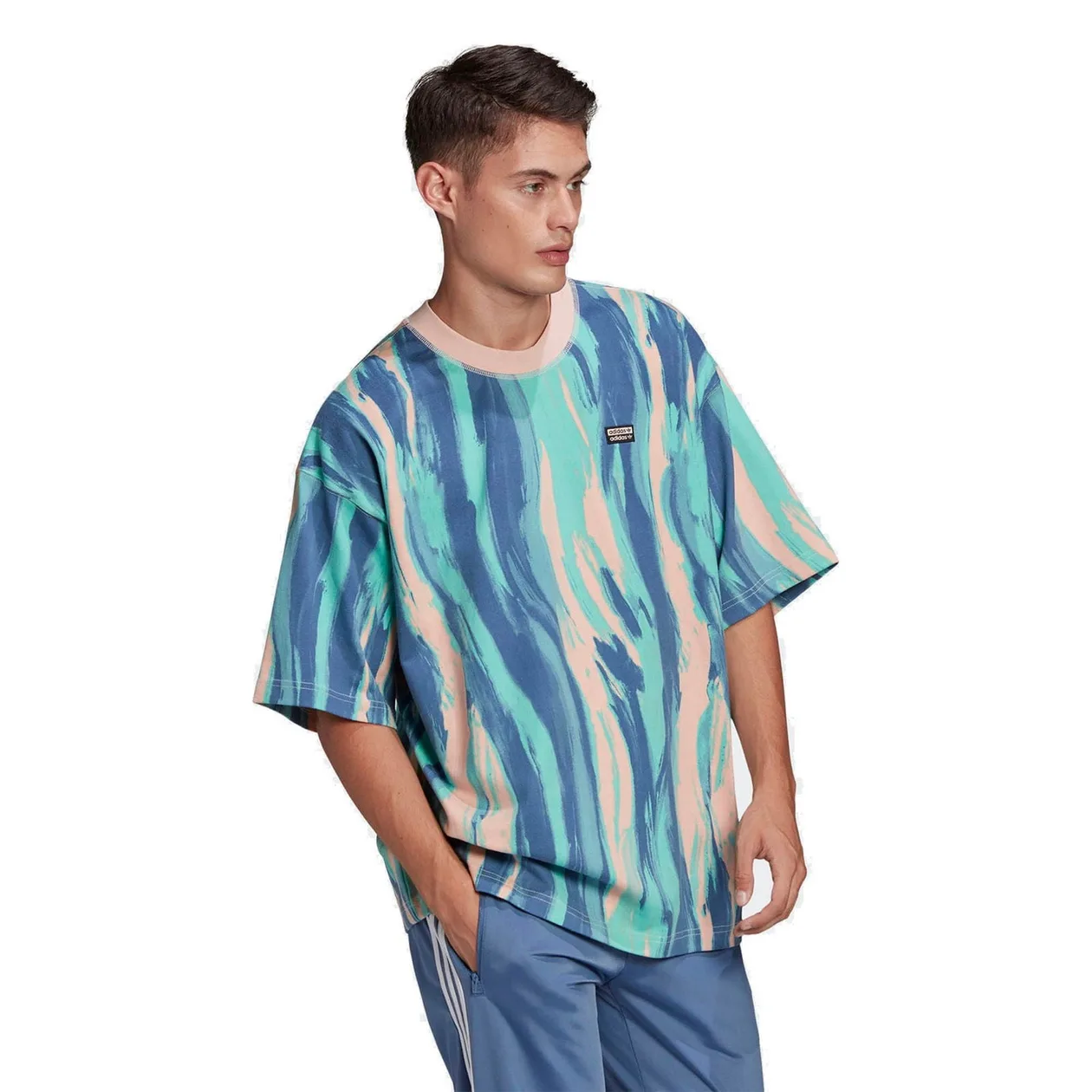 adidas Originals R.Y.V. Oversize Tee - Multi | Size: XS: the shop's own photo