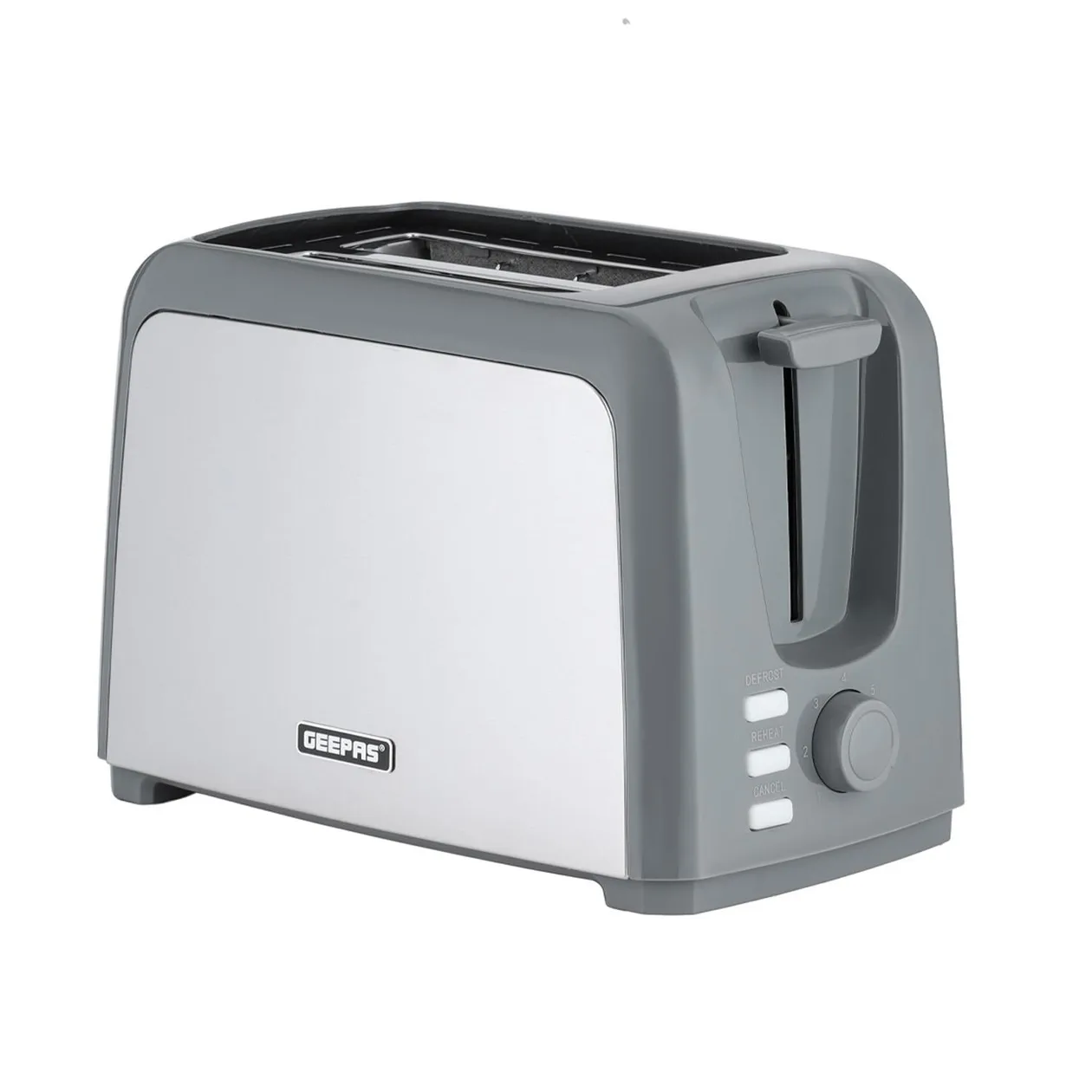 2 Slice Silver Toaster with 7 Level Browning Control 750W: the shop's own photo