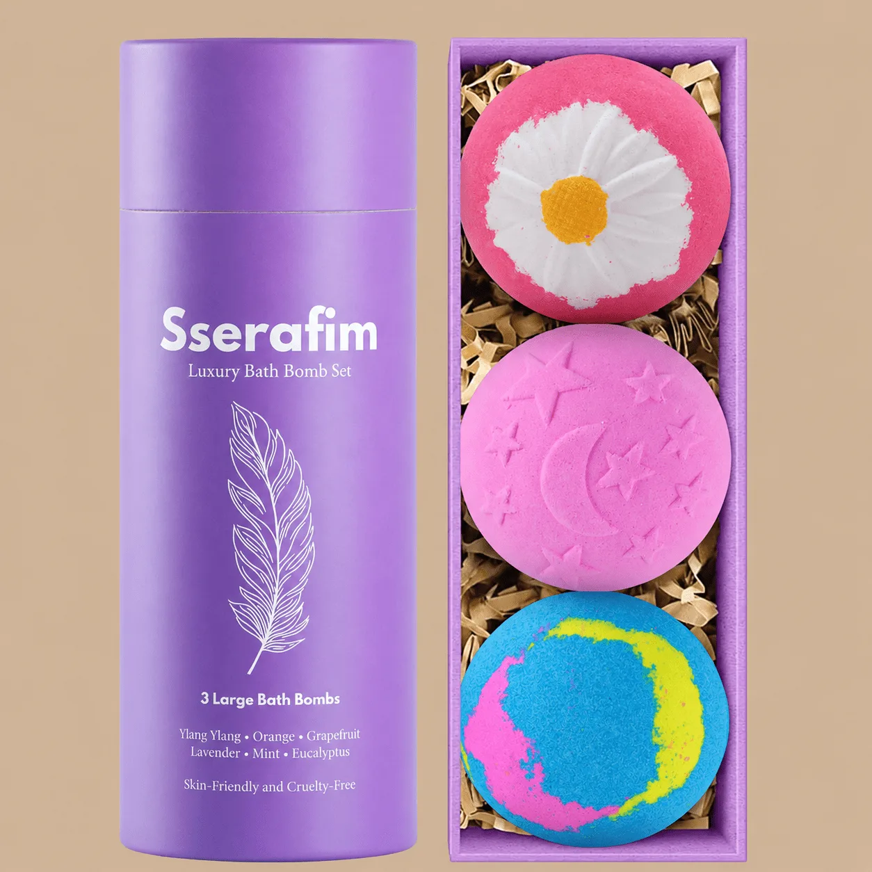 Sserafim Luxury Bath Bomb: the shop's own photo