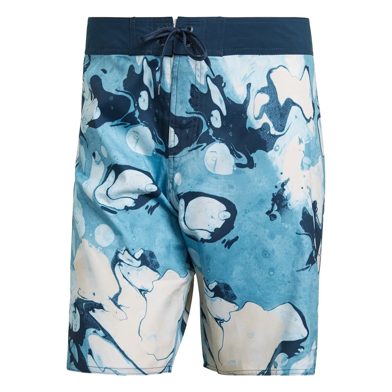 adidas Knee-Length Graphic Board Shorts - Hazy Blue / Crew Navy | Size: 28": the shop's own photo