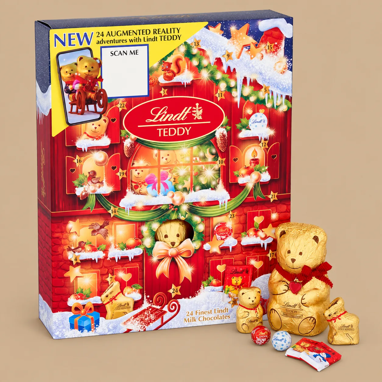 Lindt Teddy Adorable Milk Advent Calendar: the shop's own photo
