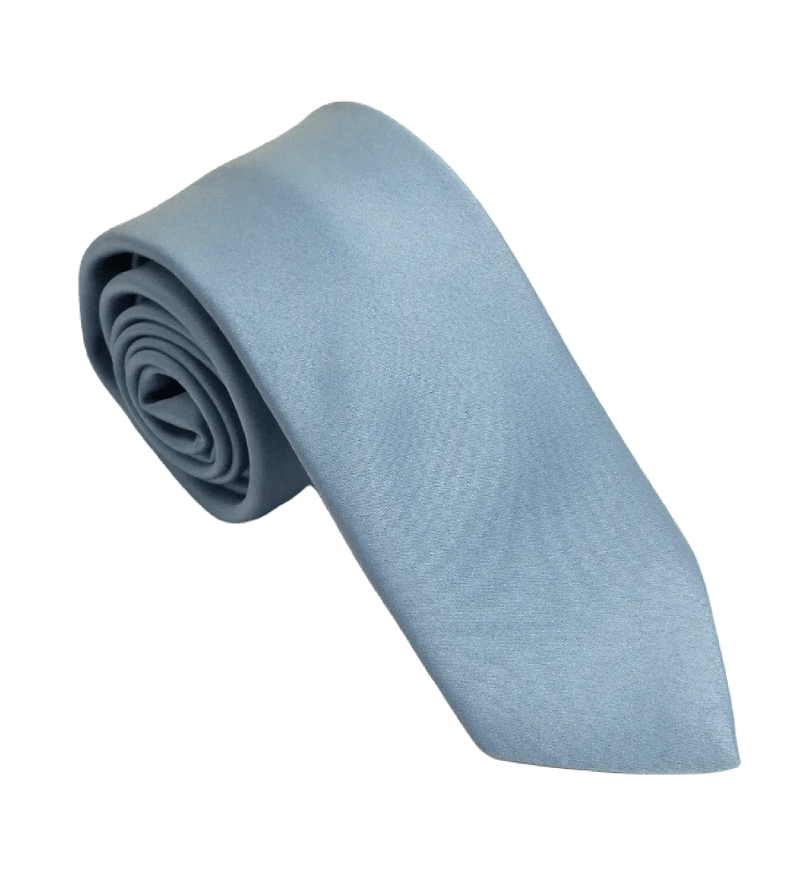Cornflower Satin Wedding Tie: the shop's own photo