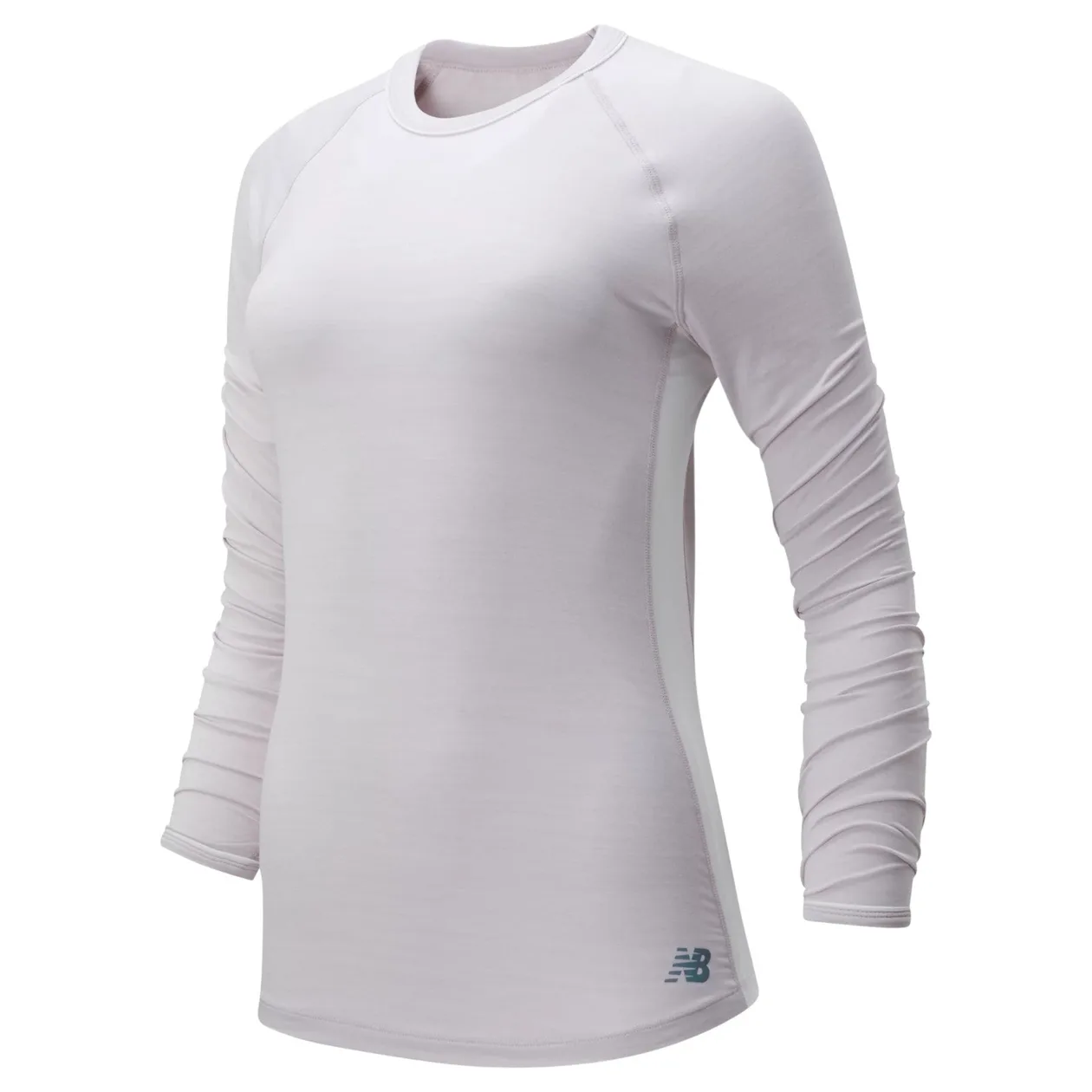 New Balance Womens Seasonless Long Sleeve T Shirt - Pink | Size: M: the shop's own photo