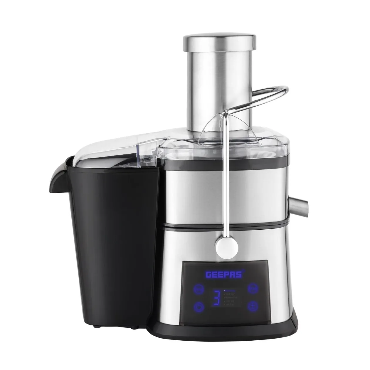 5-Speed Silver Digital Touchscreen Juicer Extractor: the shop's own photo