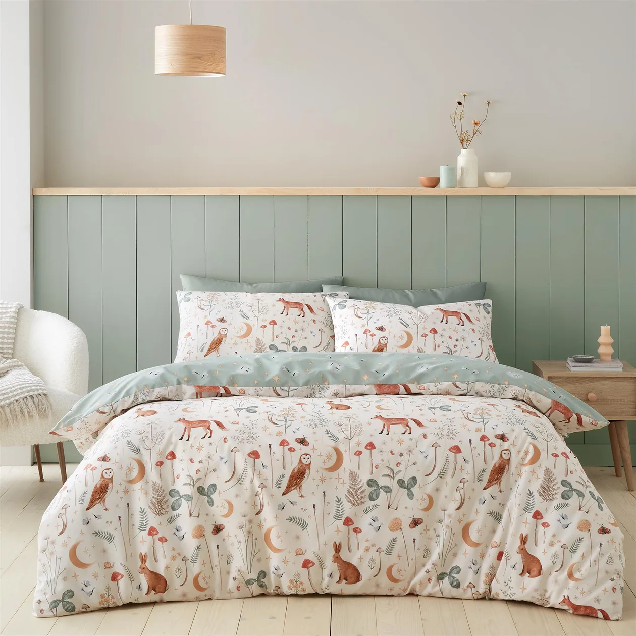 Enchanted Twilight Duvet Cover Set - King / Natural: the shop's own photo