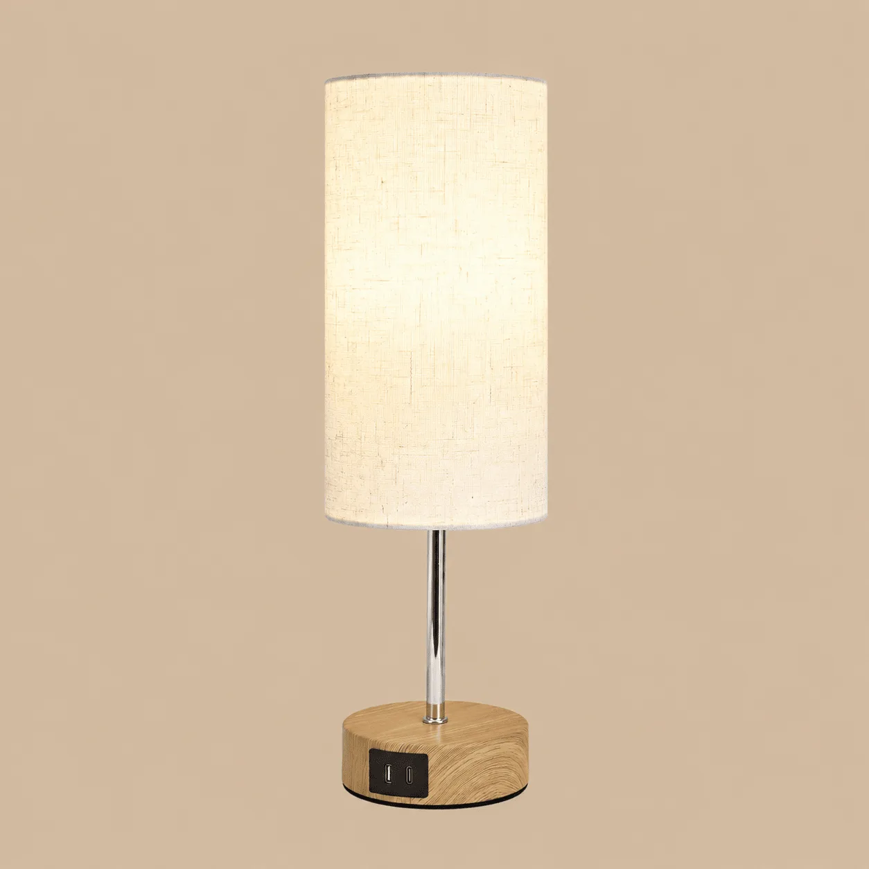 MILLUXXi Touch Bedside Lamp with USB Ports: the shop's own photo
