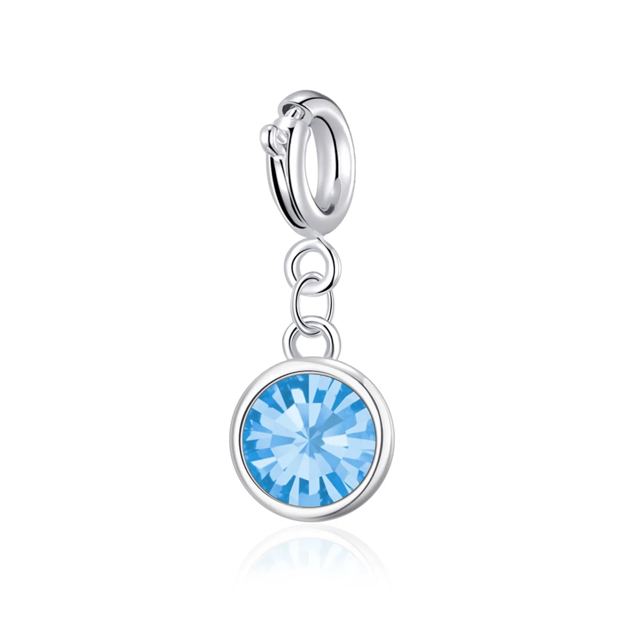 Clip on Birthstone Charms Created with Zircondia® Crystals: the shop's own photo
