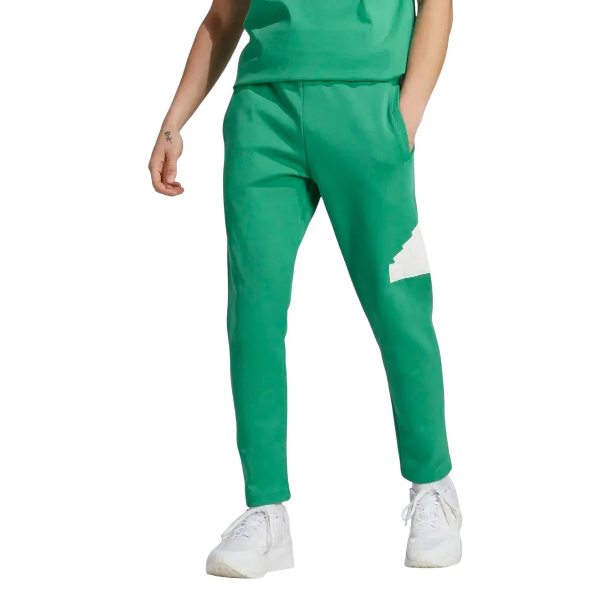 adidas Future Icons Badge of Sport Pants - Semi Court Green | Size: S: the shop's own photo