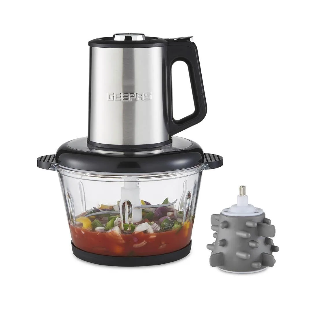 500W Mini Food Processor Chopper and Meat Grinder 2L: the shop's own photo