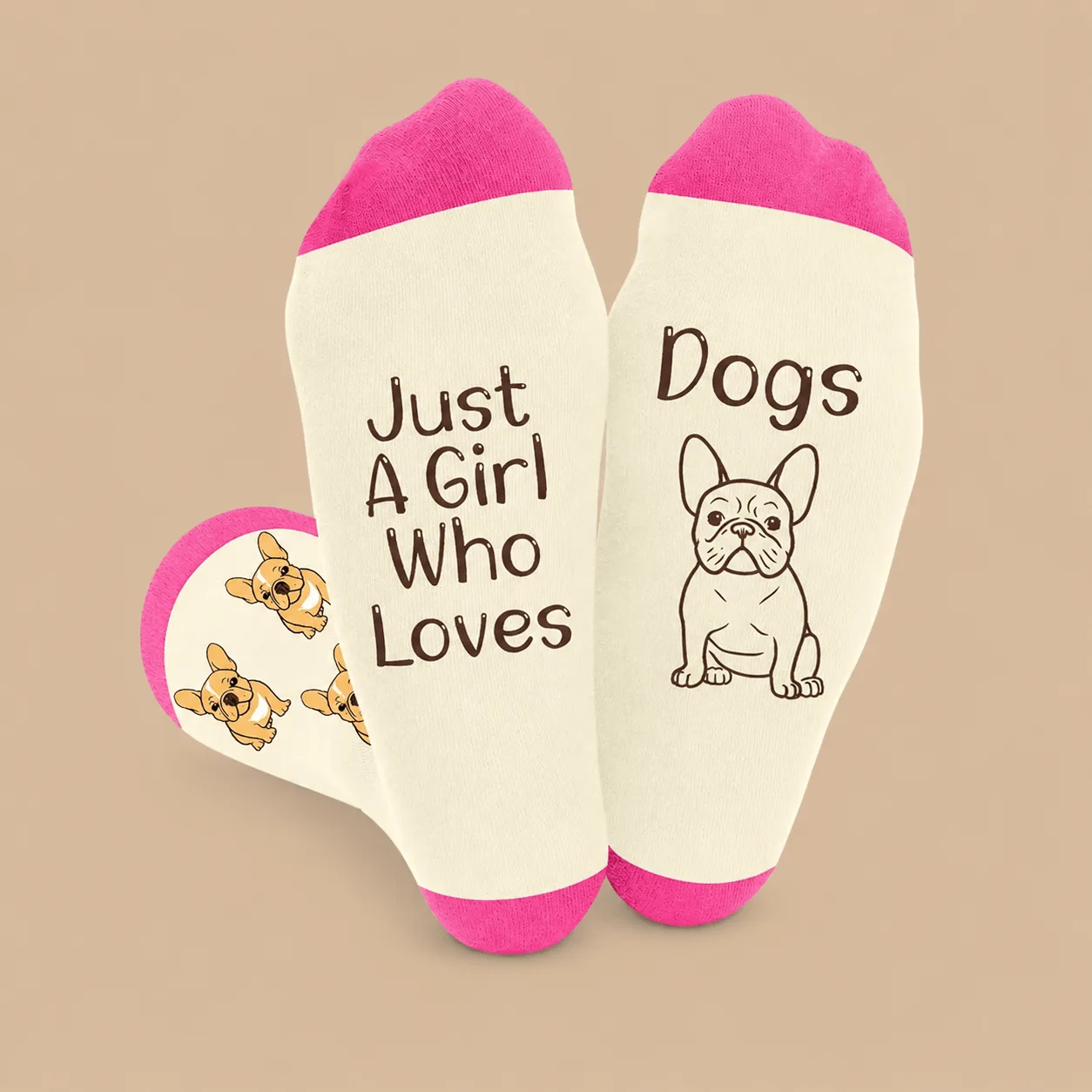 "Just A Girl Who Loves Dogs" Socks: the shop's own photo