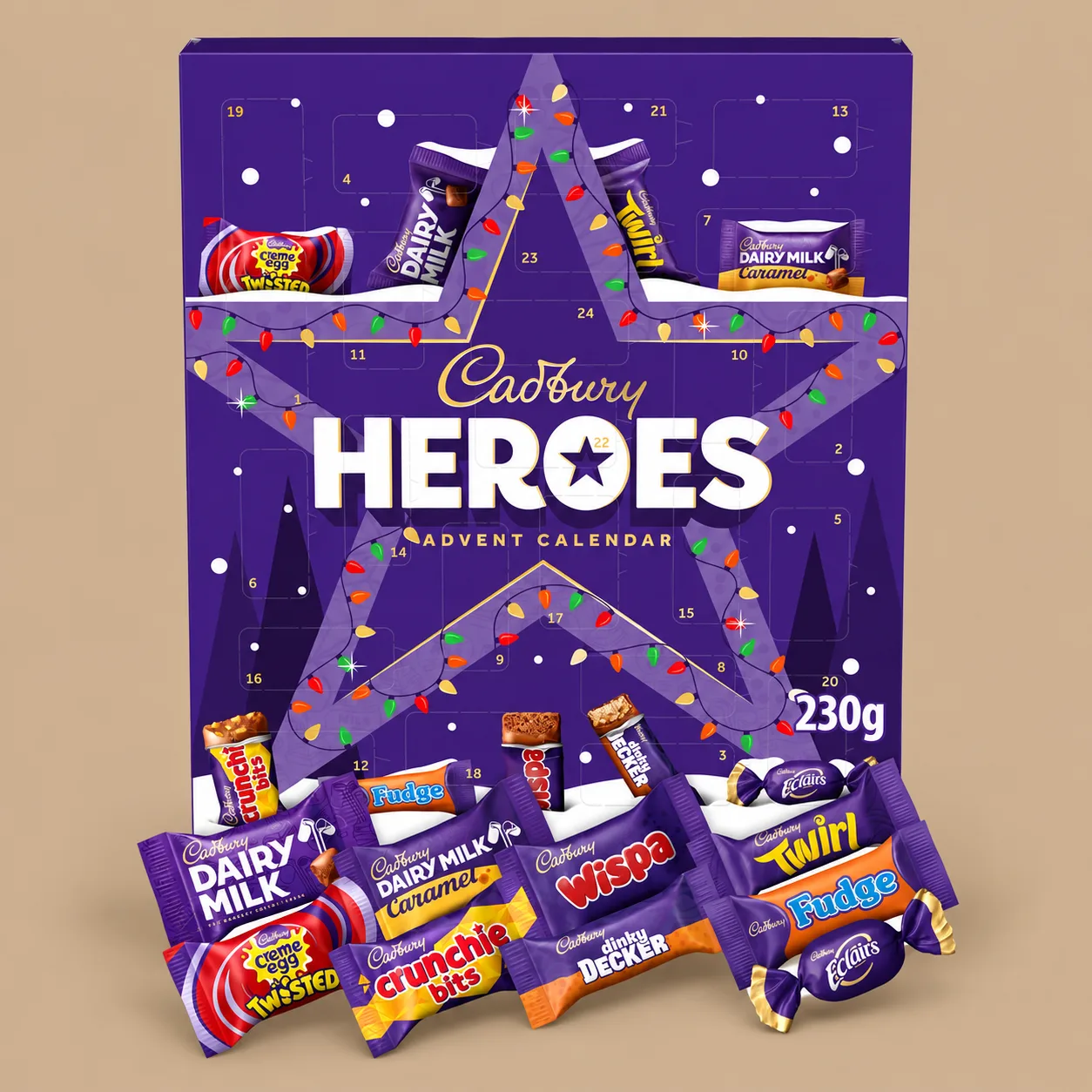 Cadbury Heroes Premium Festive Advent Calendar: the shop's own photo