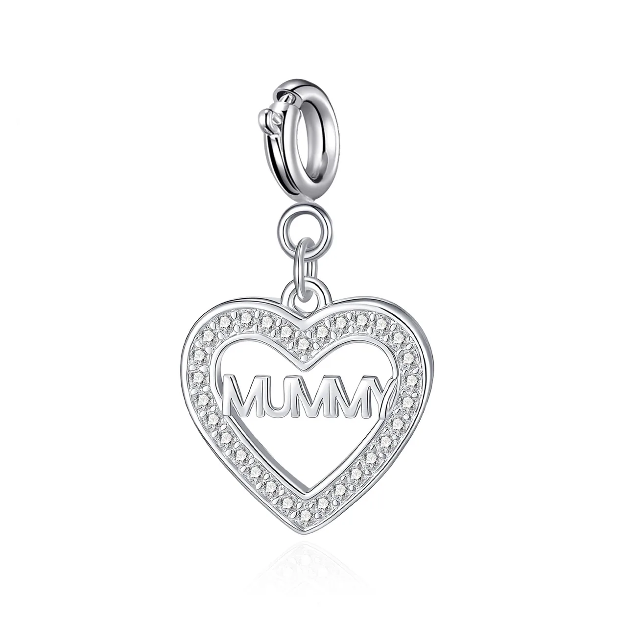 Clip on Family and Birthday Charms Created with Zircondia® Crystals: the shop's own photo